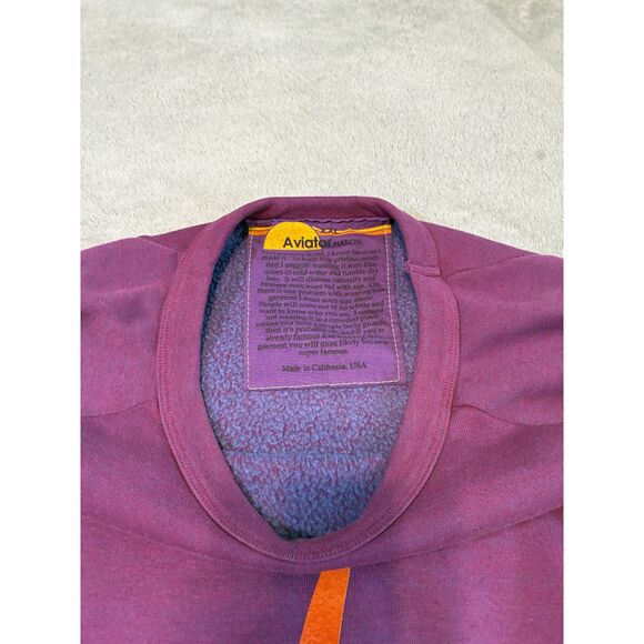 AVIATOR NATION Lightning Bolt Crew Neck Sweatshirt Ombre - Picture 2 of 6